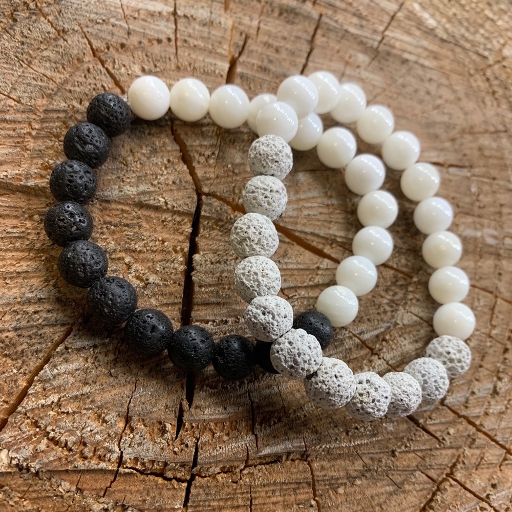 Essential Oil Diffuser Bracelet Stack